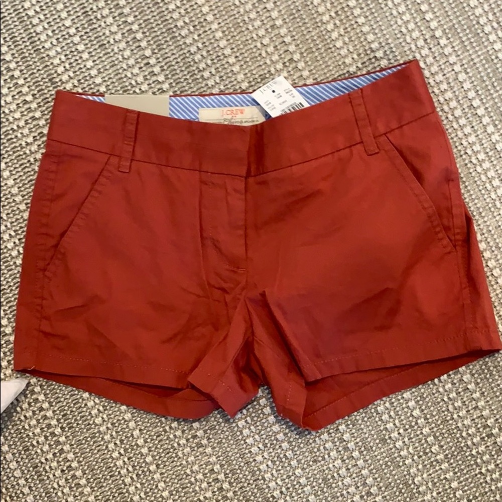 chino red shorts “city fit”